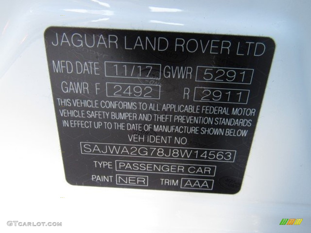 2018 Jaguar XJ XJL Portfolio Parts Photos
