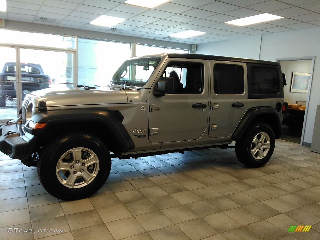 Billet Silver Metallic 2018 Jeep Wrangler Unlimited Sport 4x4 Exterior Photo #124952332
