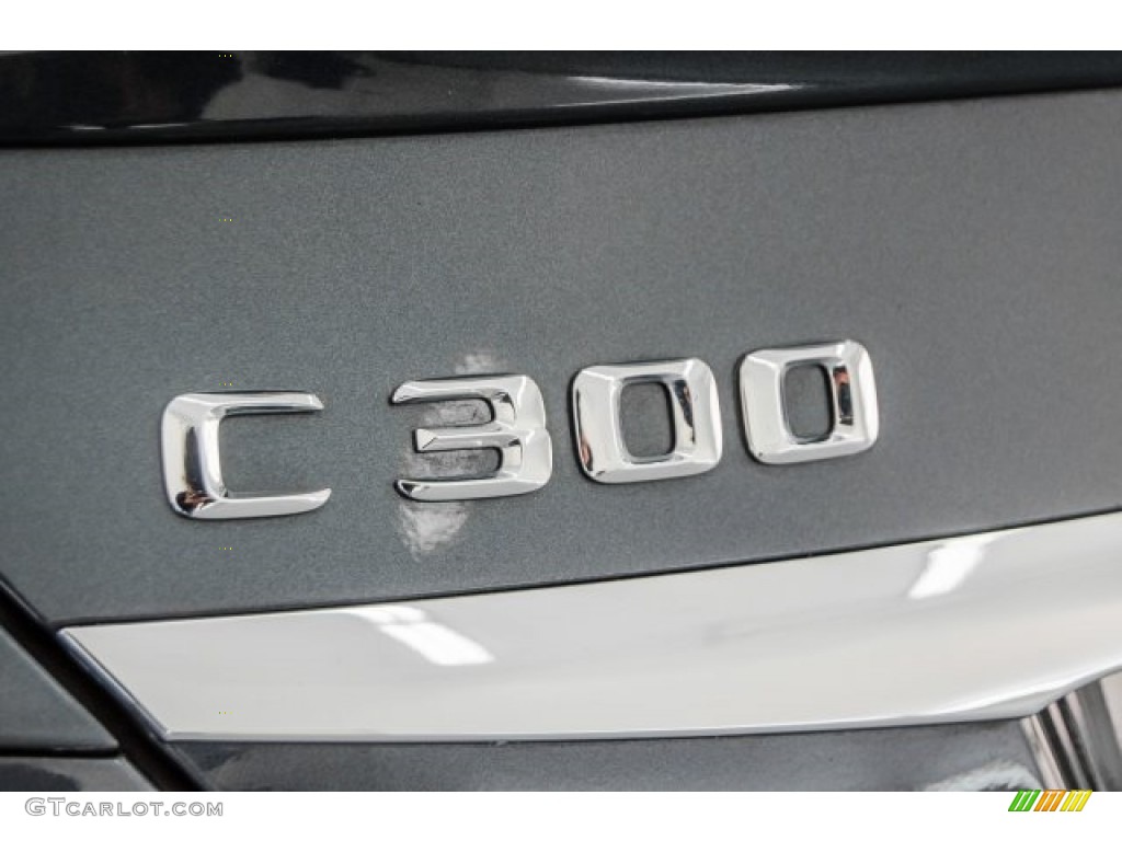 2016 C 300 Sedan - Steel Grey Metallic / Black photo #7
