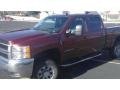 2008 Deep Ruby Metallic Chevrolet Silverado 2500HD LTZ Crew Cab 4x4  photo #4