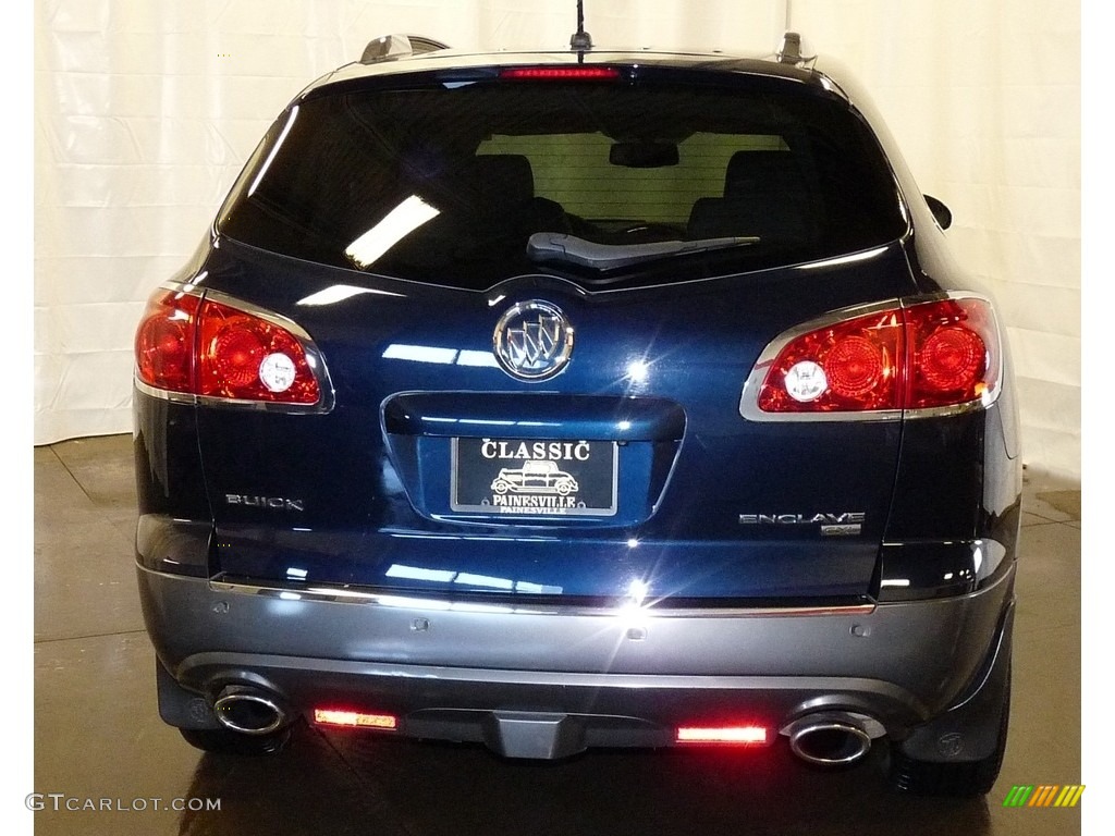 2011 Enclave CXL - Ming Blue Metallic / Titanium/Dark Titanium photo #3