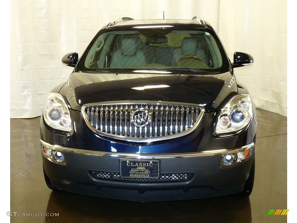 2011 Enclave CXL - Ming Blue Metallic / Titanium/Dark Titanium photo #4