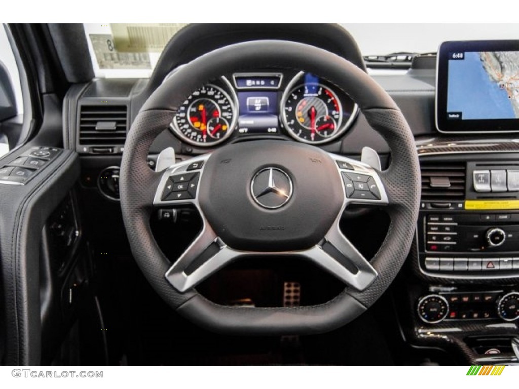 2018 Mercedes-Benz G 63 AMG designo Black Steering Wheel Photo #124953802