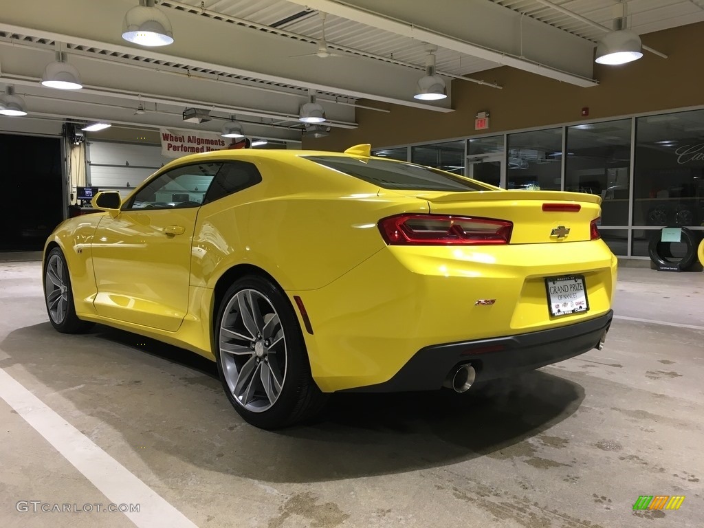 2017 Camaro LT Coupe - Bright Yellow / Jet Black photo #3