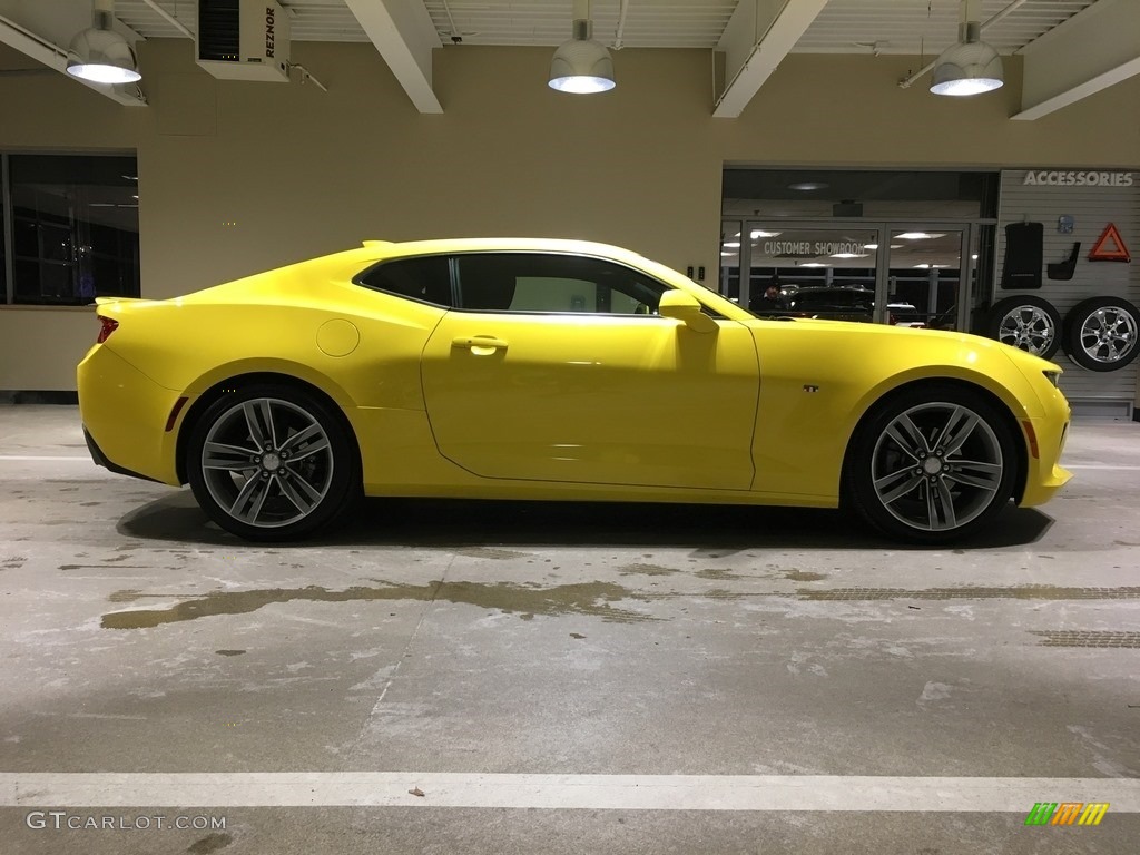 2017 Camaro LT Coupe - Bright Yellow / Jet Black photo #6