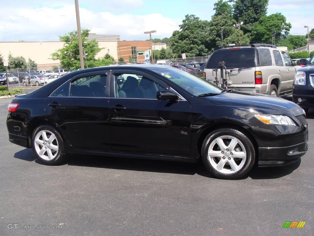2007 Camry SE - Black / Dark Charcoal photo #3