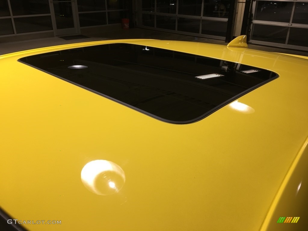 2017 Camaro LT Coupe - Bright Yellow / Jet Black photo #10