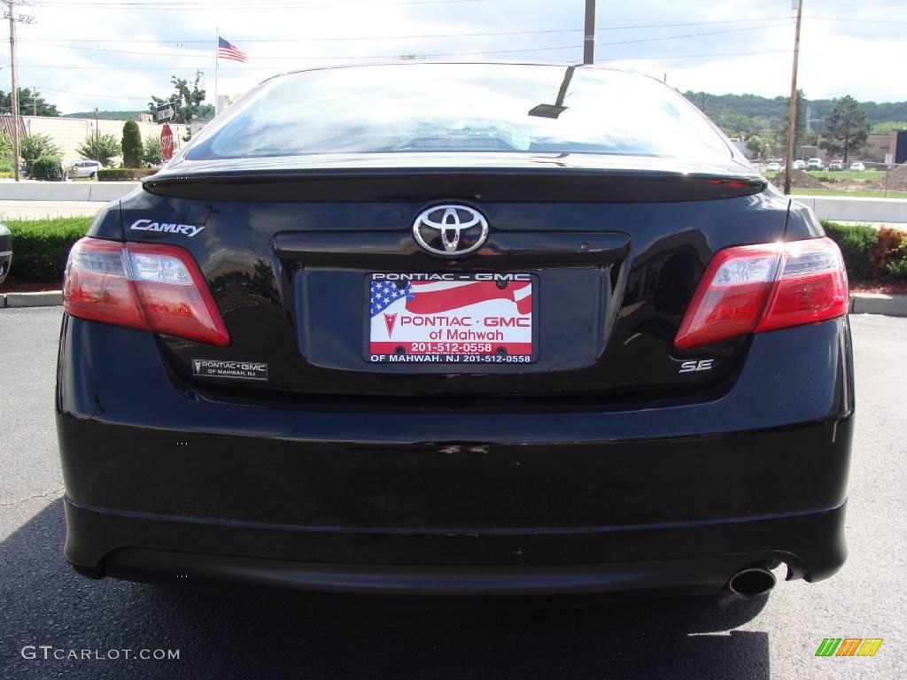 2007 Camry SE - Black / Dark Charcoal photo #5