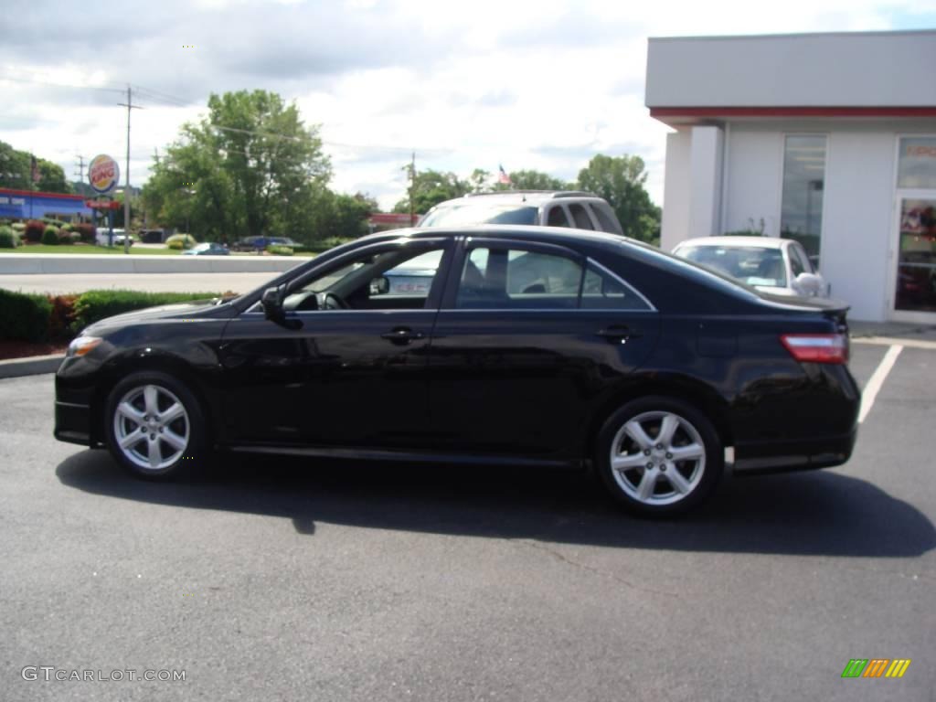 2007 Camry SE - Black / Dark Charcoal photo #7