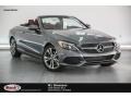 2018 Selenite Grey Metallic Mercedes-Benz C 300 Cabriolet  photo #1