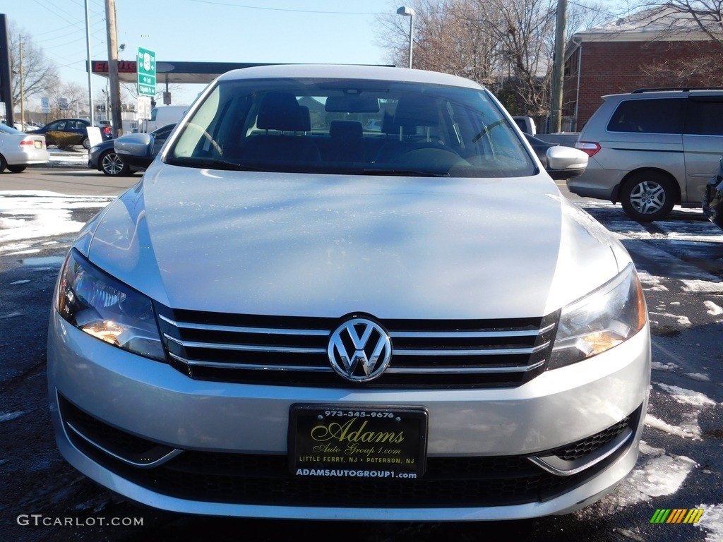 2015 Passat Wolfsburg Edition Sedan - Reflex Silver Metallic / Titan Black photo #2