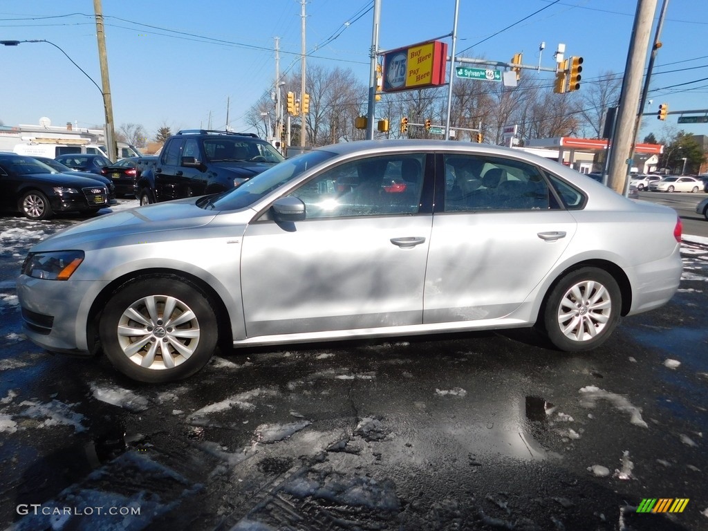 2015 Passat Wolfsburg Edition Sedan - Reflex Silver Metallic / Titan Black photo #7