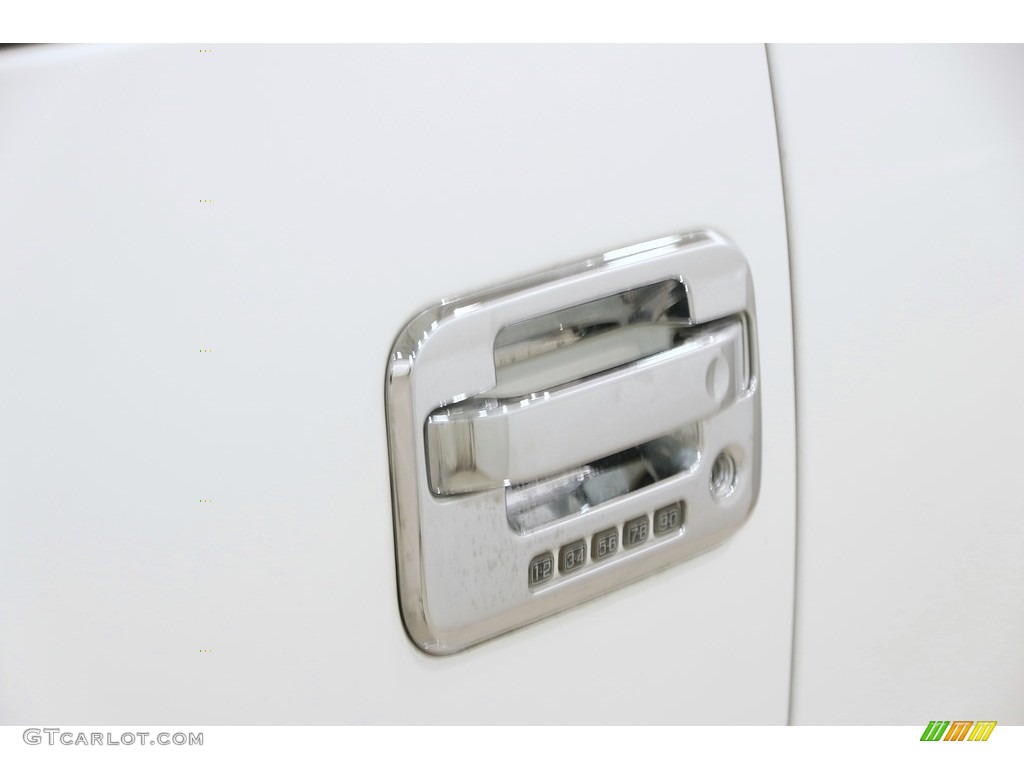 2013 F150 Lariat SuperCab 4x4 - White Platinum Metallic Tri-Coat / Adobe photo #6