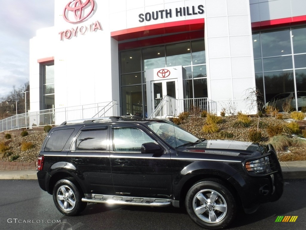 2012 Escape Limited V6 4WD - Ebony Black / Charcoal Black photo #2