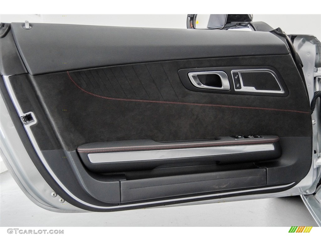 2018 Mercedes-Benz AMG GT S Coupe Black w/Dinamica Door Panel Photo #124956508