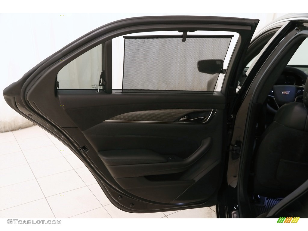 2016 Cadillac CTS CTS-V Sedan Jet Black/Jet Black Door Panel Photo #124956517