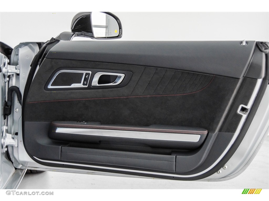 2018 Mercedes-Benz AMG GT S Coupe Black w/Dinamica Door Panel Photo #124956598