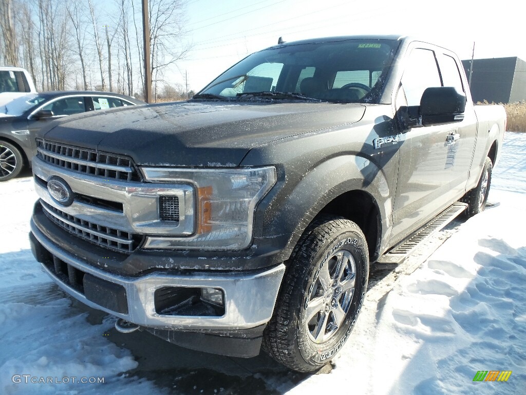 2018 F150 XLT SuperCab 4x4 - Magnetic / Light Camel photo #1