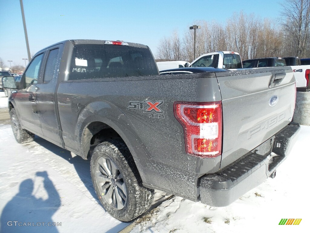 2018 F150 STX SuperCab 4x4 - Lead Foot / Earth Gray photo #3