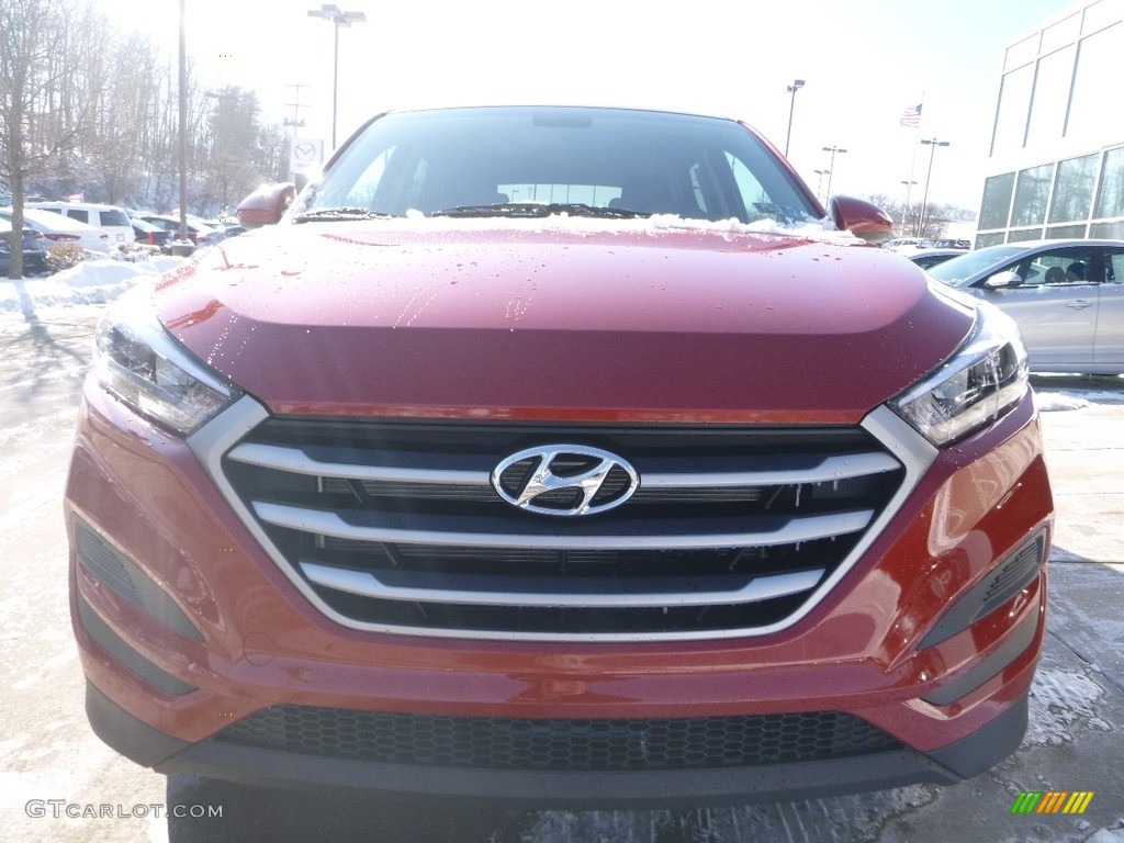 2018 Tucson SE AWD - Sedona Sunset / Black photo #4