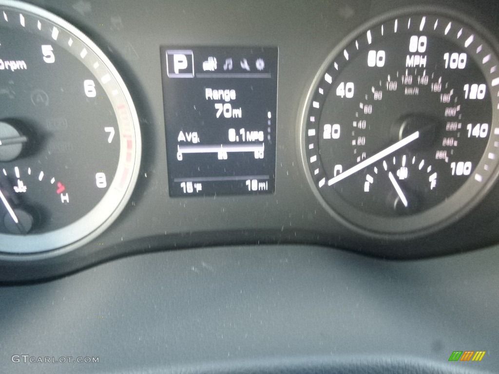 2018 Tucson SE AWD - Sedona Sunset / Black photo #13