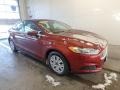 Ruby Red 2014 Ford Fusion S