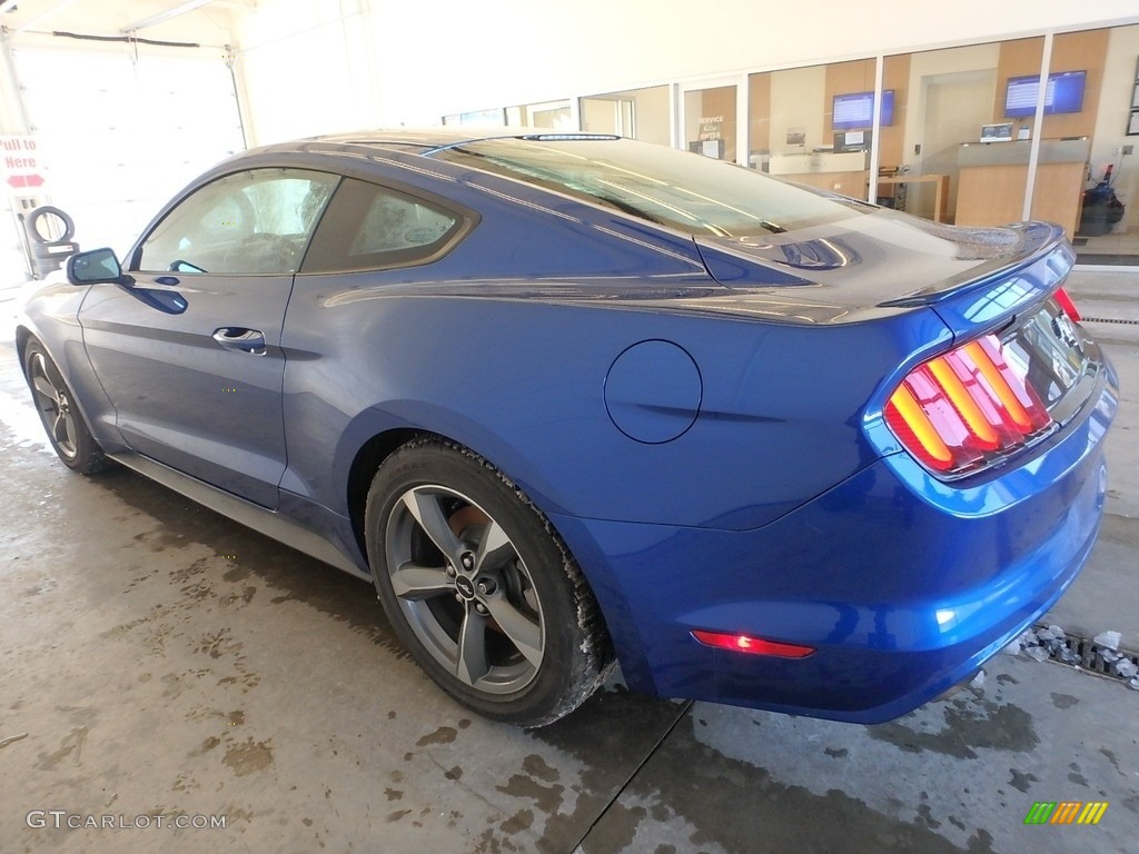 2017 Mustang Ecoboost Coupe - Lightning Blue / Ebony photo #3