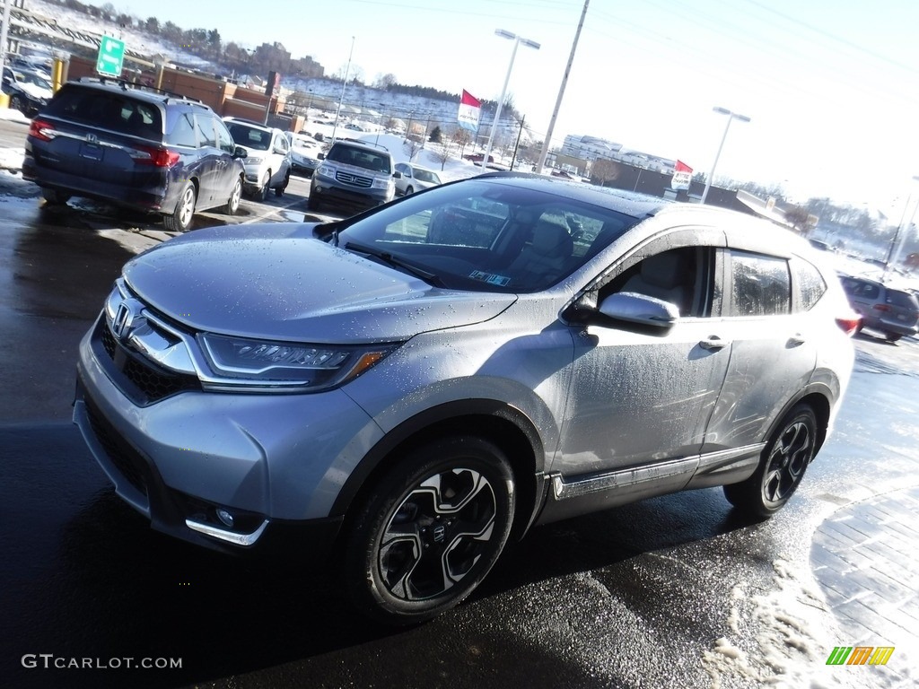 2018 CR-V Touring AWD - Lunar Silver Metallic / Gray photo #6