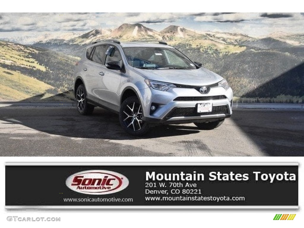 2018 RAV4 SE AWD - Silver Sky Metallic / Black photo #1