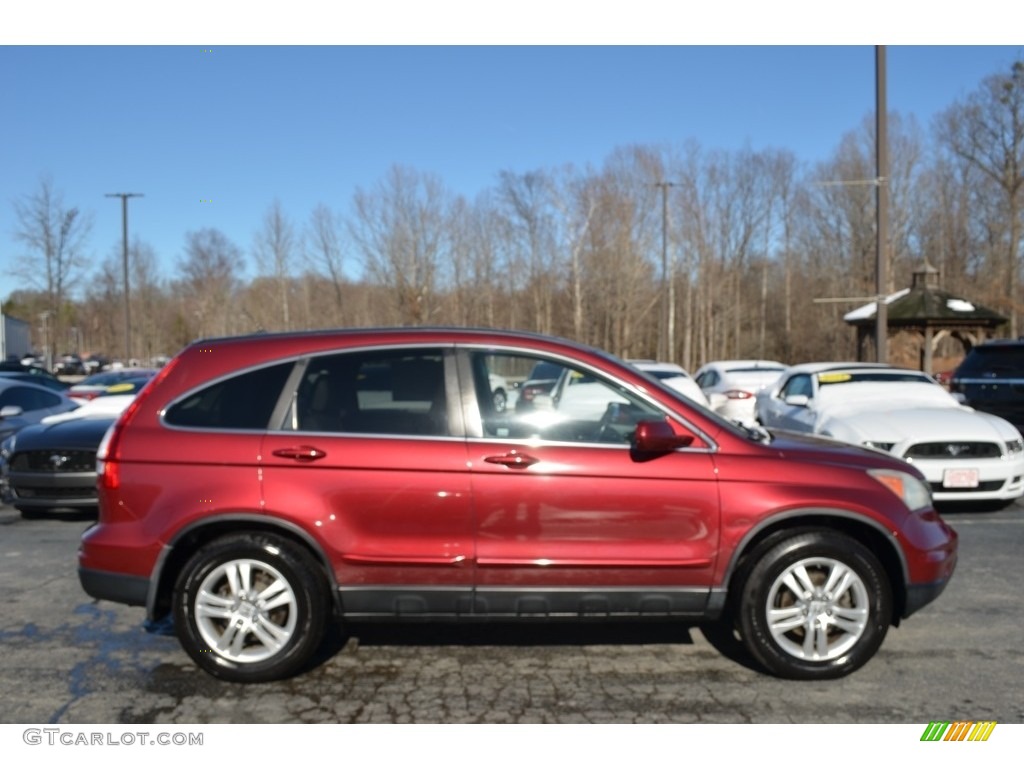 2010 CR-V EX-L AWD - Tango Red Pearl / Gray photo #2