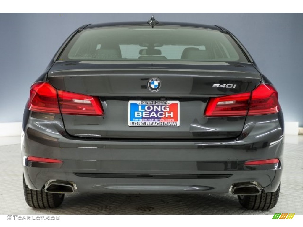 2018 5 Series 540i Sedan - Dark Graphite Metallic / Black photo #3