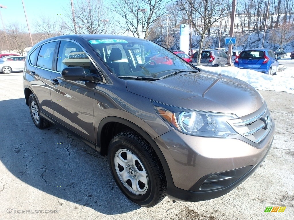 2014 CR-V LX AWD - Urban Titanium Metallic / Black photo #7