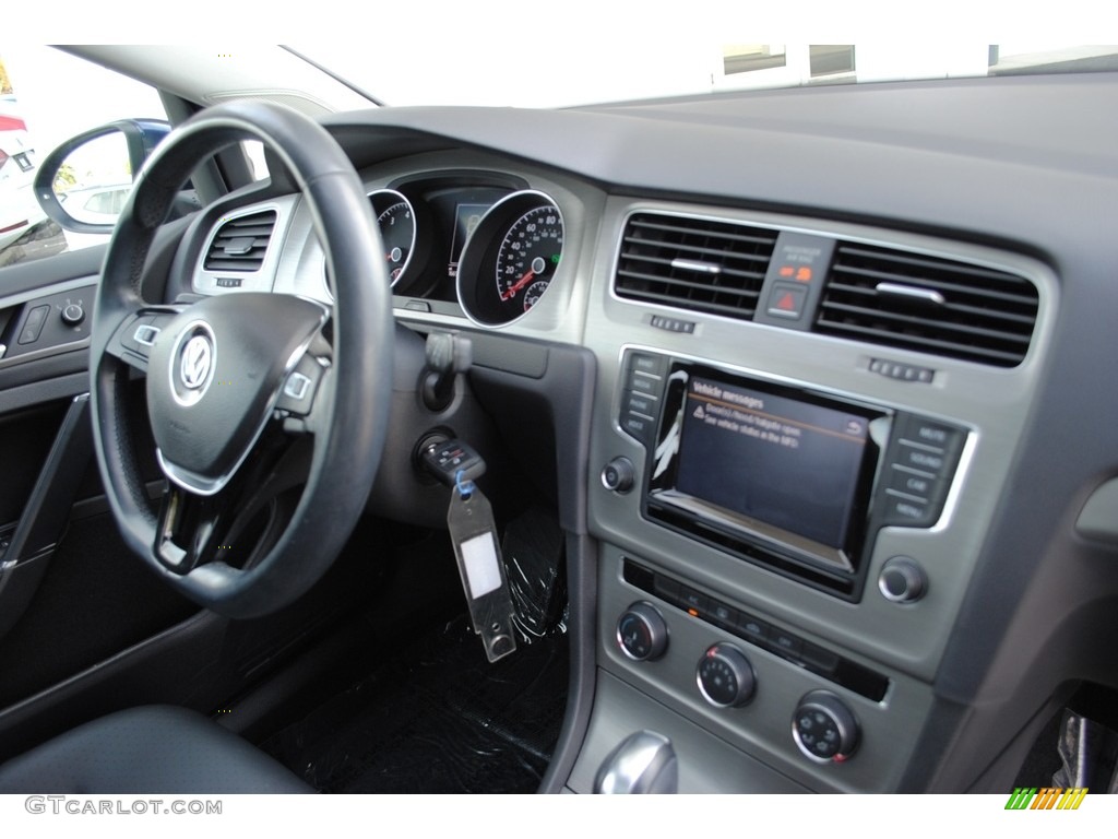 2015 Golf 4 Door 1.8T S - Night Blue Metallic / Black photo #19