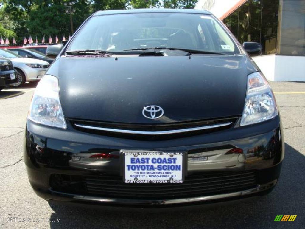 2008 Prius Hybrid - Black / Bisque photo #2