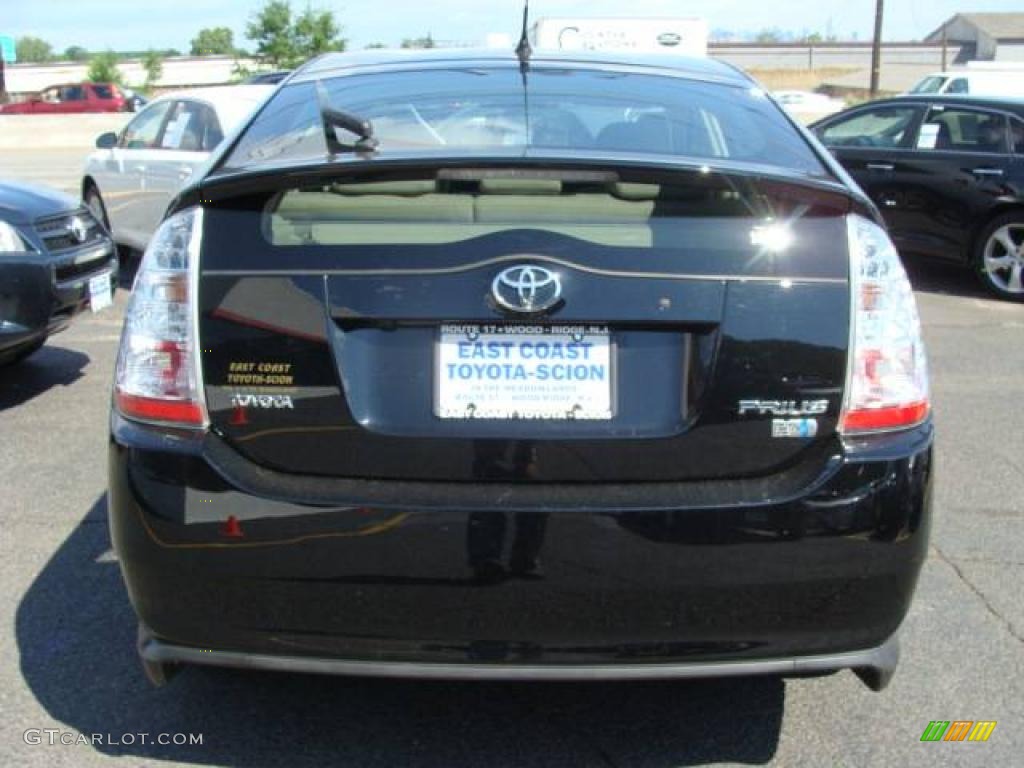 2008 Prius Hybrid - Black / Bisque photo #4