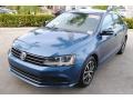 Silk Blue Metallic - Jetta SE Photo No. 4