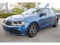 2017 Silk Blue Metallic Volkswagen Jetta SE  photo #5