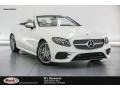 2018 designo Diamond White Metallic Mercedes-Benz E 400 Convertible  photo #1