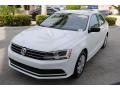 2016 Pure White Volkswagen Jetta S  photo #4