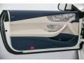 Macchiato Beige/Yacht Blue 2018 Mercedes-Benz E 400 Convertible Door Panel