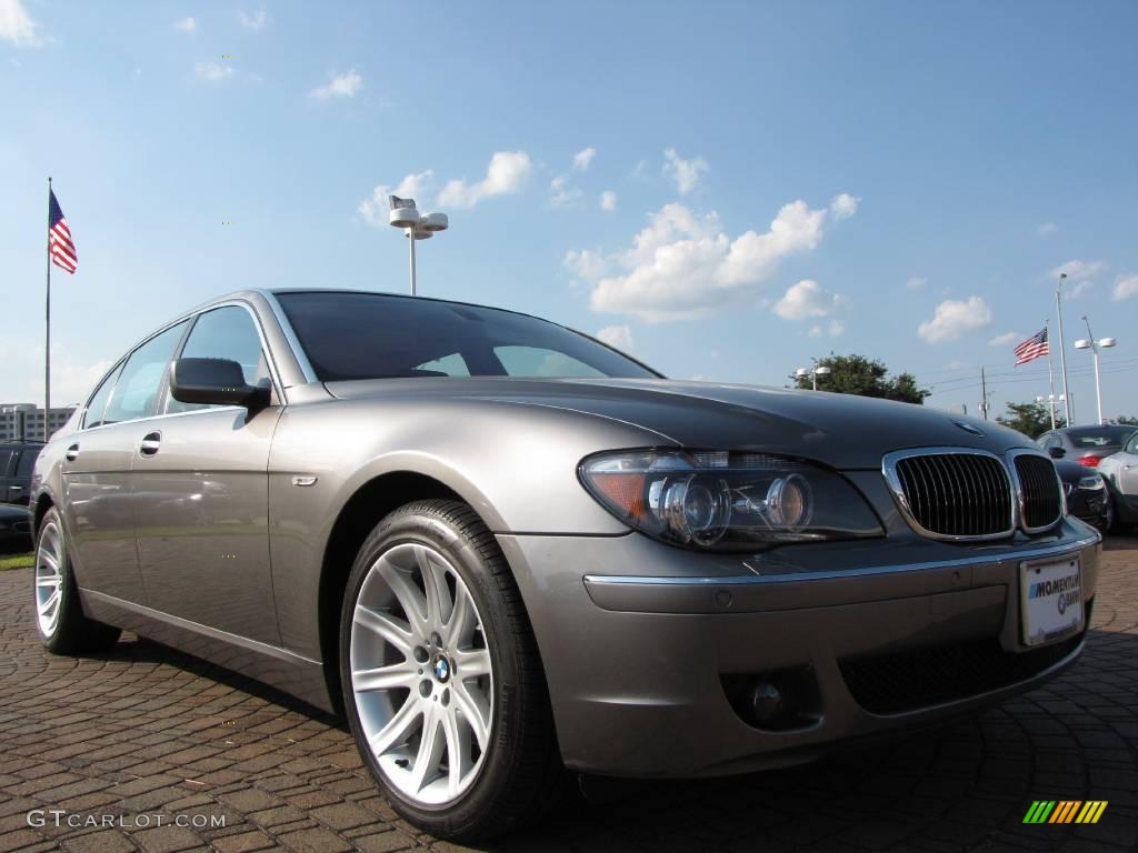2006 7 Series 750Li Sedan - Sterling Grey Metallic / Basalt Grey/Flannel Grey photo #7
