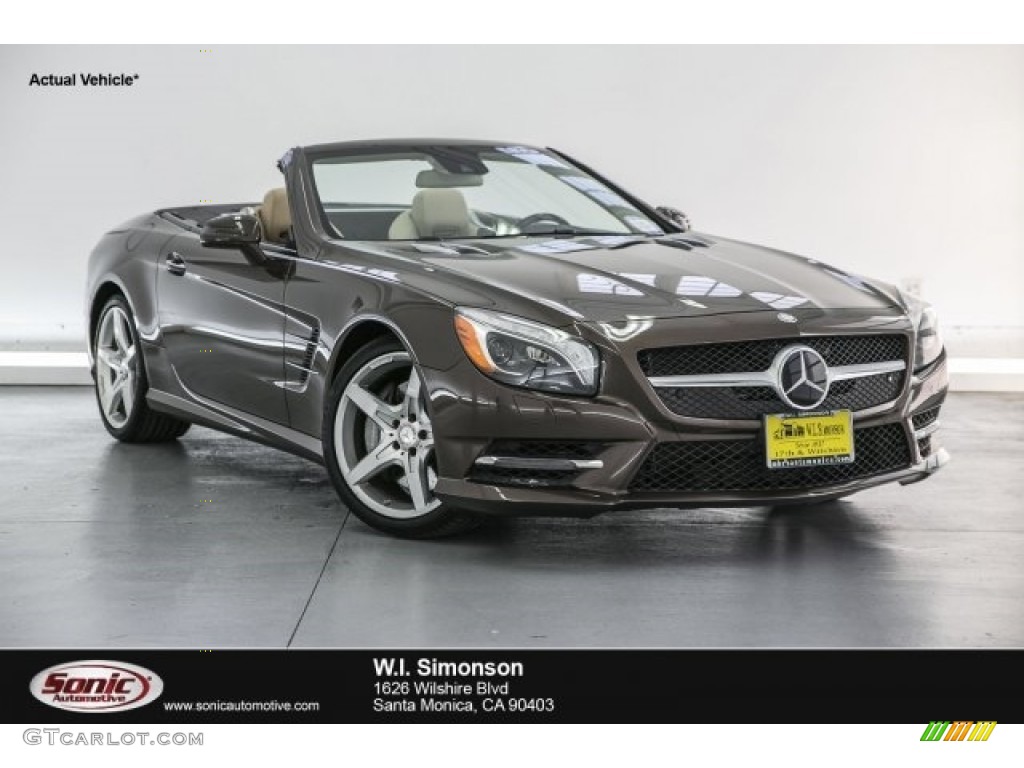 2013 SL 550 Roadster - Dolomite Brown Metallic / Beige/Brown photo #1