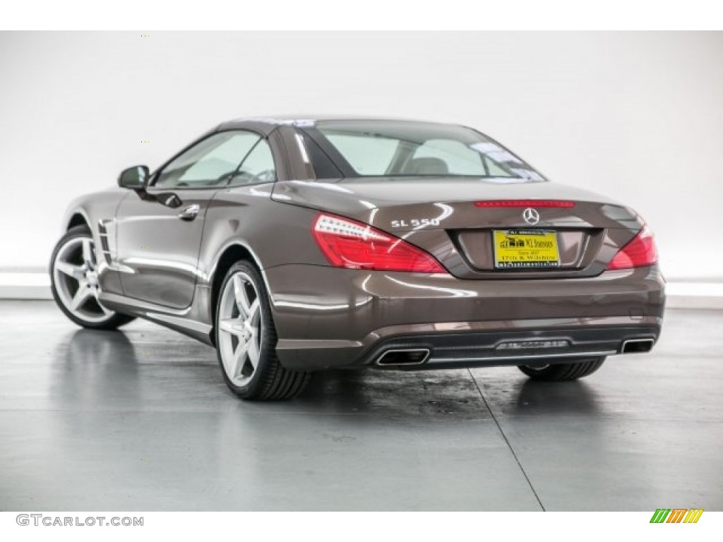 2013 SL 550 Roadster - Dolomite Brown Metallic / Beige/Brown photo #10