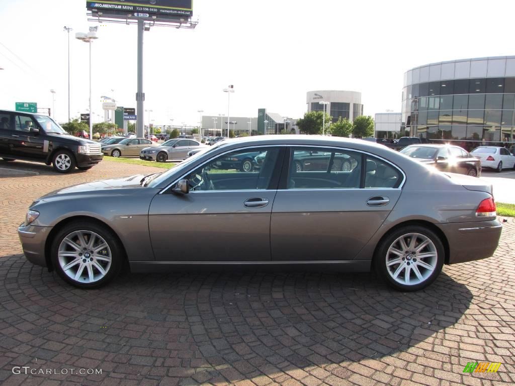 2006 7 Series 750Li Sedan - Sterling Grey Metallic / Basalt Grey/Flannel Grey photo #10