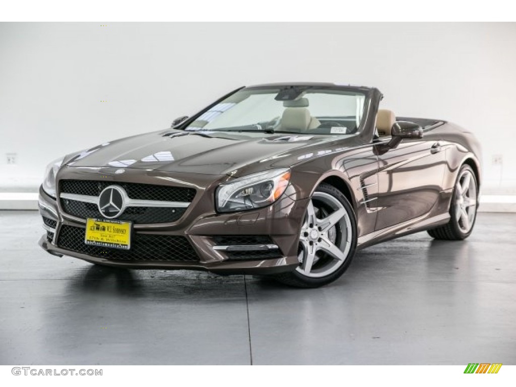 2013 SL 550 Roadster - Dolomite Brown Metallic / Beige/Brown photo #28