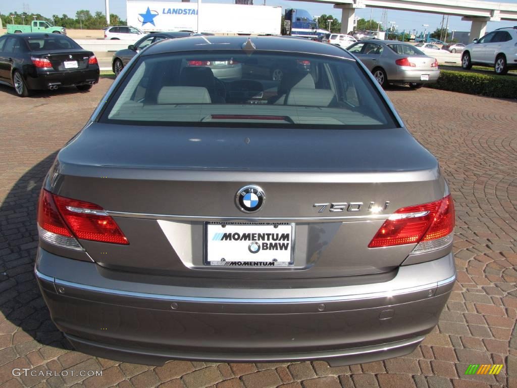 2006 7 Series 750Li Sedan - Sterling Grey Metallic / Basalt Grey/Flannel Grey photo #12