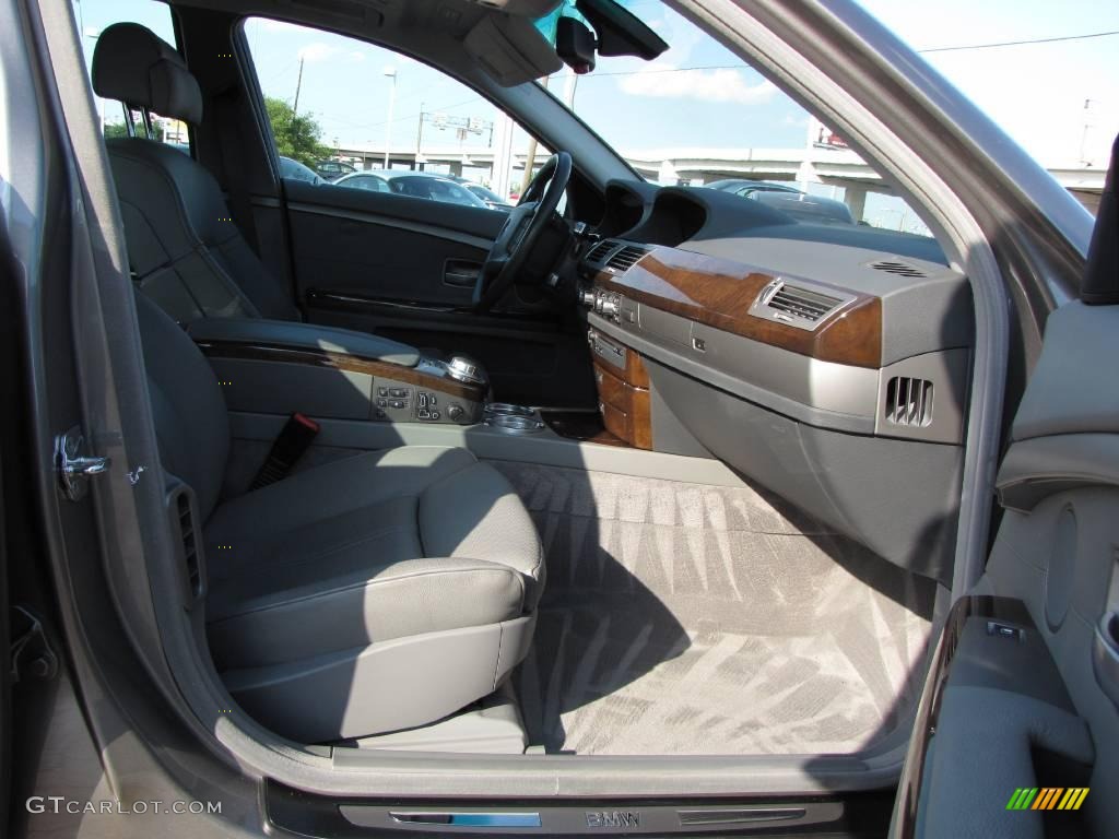 2006 7 Series 750Li Sedan - Sterling Grey Metallic / Basalt Grey/Flannel Grey photo #18