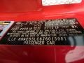 H4R: HiChroma Red 2018 Kia Stinger GT2 AWD Color Code
