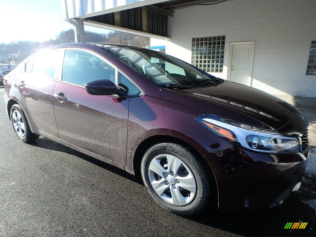 2018 Forte LX - Garnet Red / Black photo #9