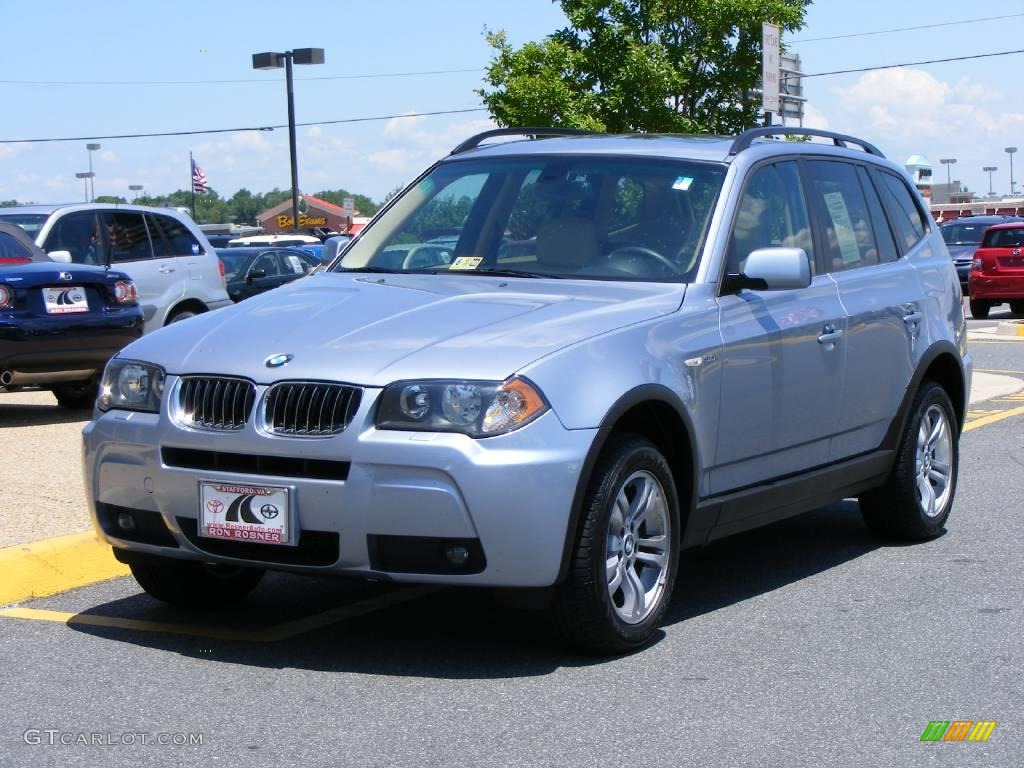 2006 X3 3.0i - Blue Water Metallic / Sand Beige photo #1